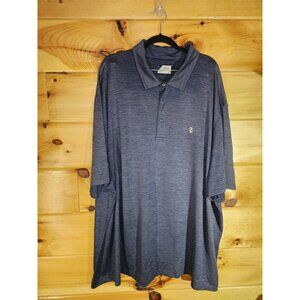 IZOD Golf Polo Mens Big And Tall 4XL Blue Light Weight